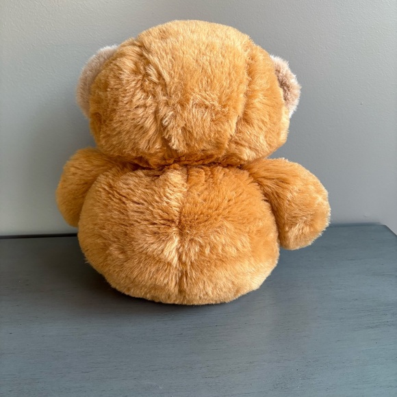 VTG Plush Tan Teddy Bear 12 Inch Stuffed Animal 80-90s - Picture 7 of 12